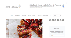 Desktop Screenshot of cocinacentral.net