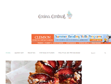 Tablet Screenshot of cocinacentral.net